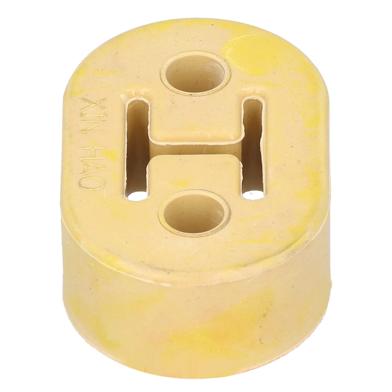 2-Loch-Schalldämpfer Kleiderbügel Polyurethan Shake Proof Universal Automobile Rohranschläge Rot (YELLOW) von aqxreight