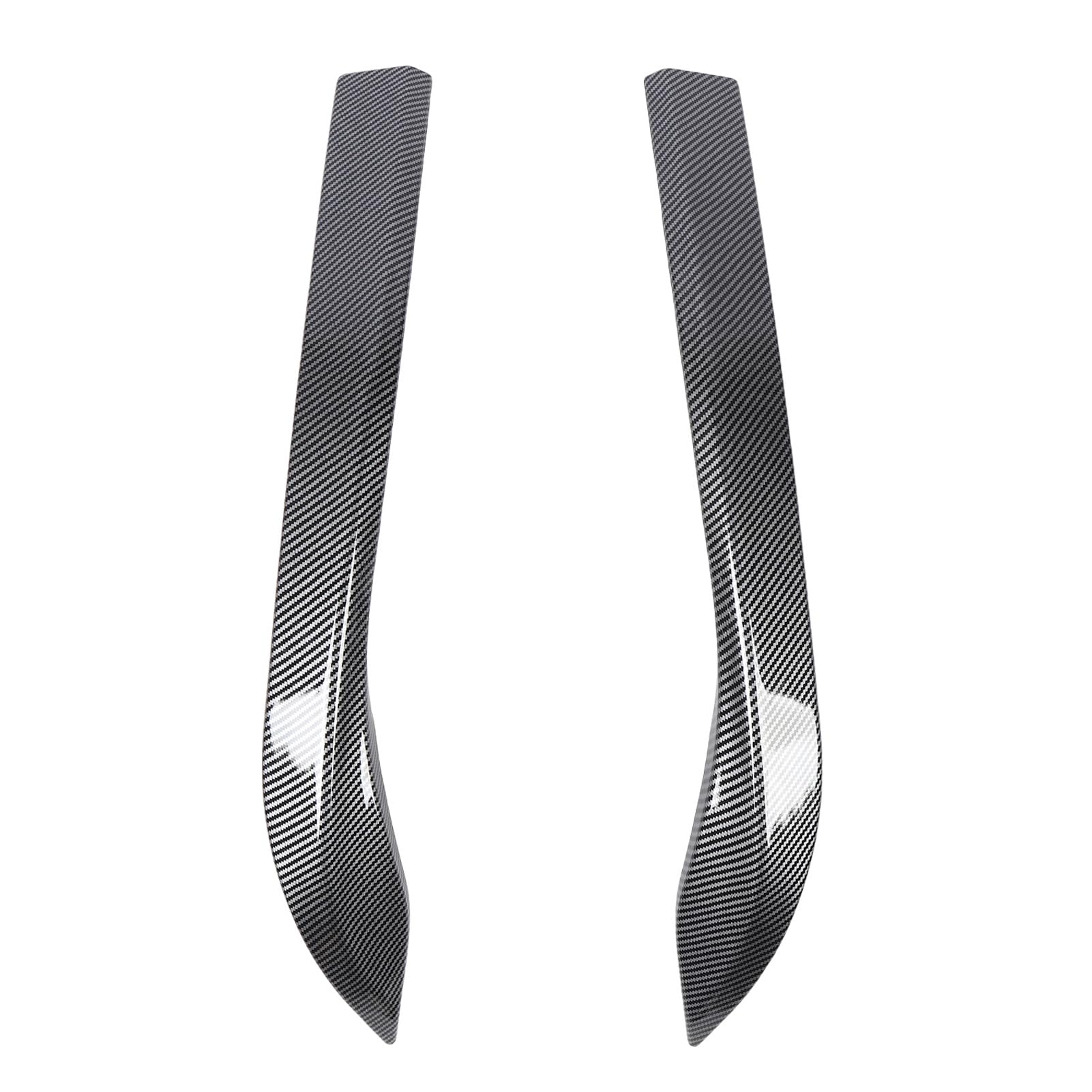 2 PCs Vordere Stoßfänger -Seitensplitter Links Rechts - Sporty Look Erhöht Stabilitätersatz für MK8 2020-2024 - Aerodynamische Leistung und Stil Verbessern (Carbonfaser-Stil) von aqxreight