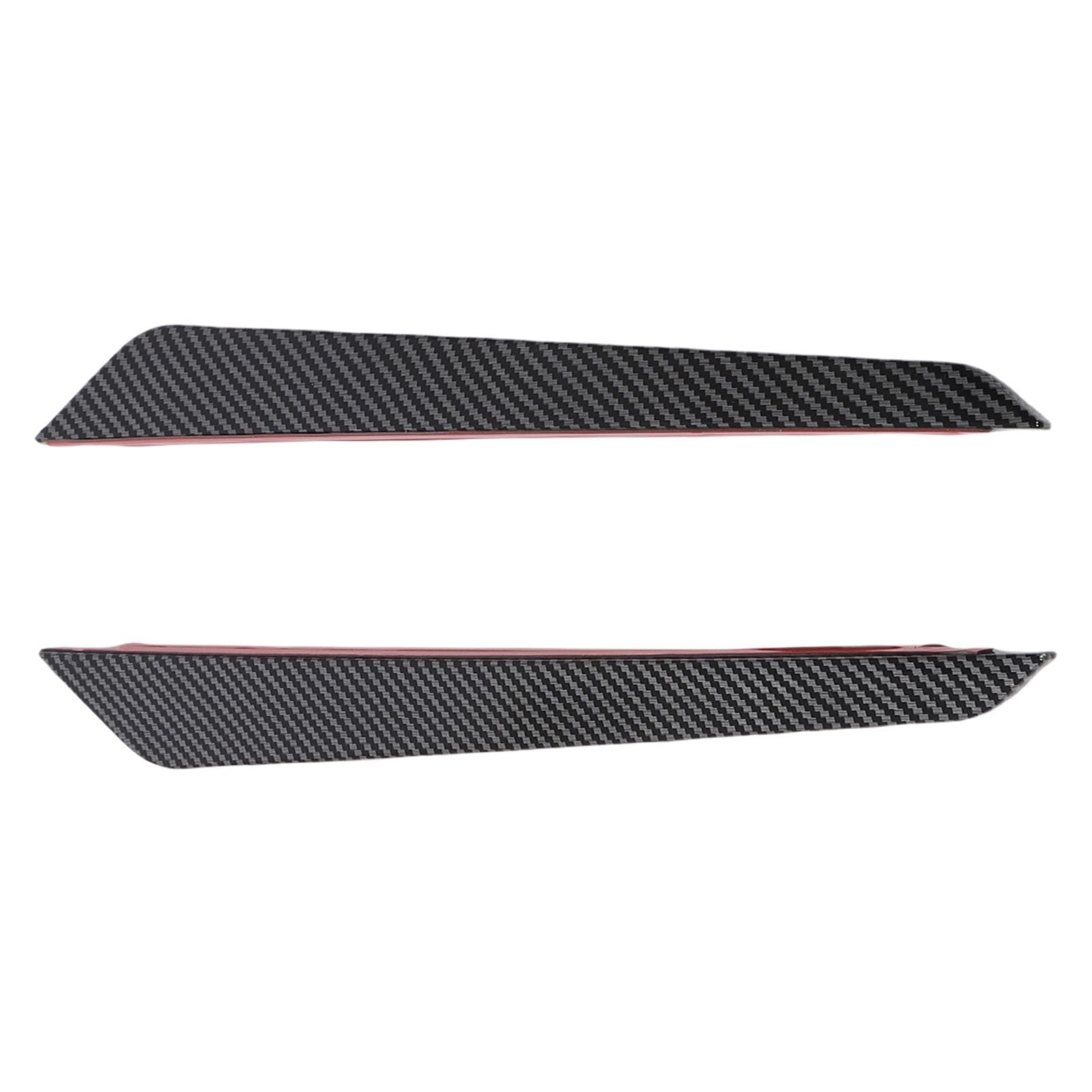 2 PCs Vordere Stoßfänger -Splitter -Spoiler Links Rechts Sporty Look Ersatz für 2015-2021 WRX STI VA - Verbesserung der Ästhetik und Leistung (Carbonfaser-Stil) von aqxreight
