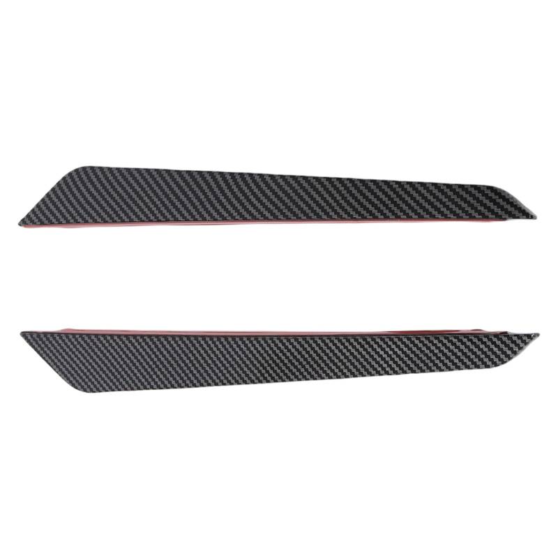 2 PCs Vordere Stoßfänger -Splitter -Spoiler Links Rechts Sporty Look Ersatz für 2015-2021 WRX STI VA - Verbesserung der Ästhetik und Leistung (Carbonfaser-Stil) von aqxreight