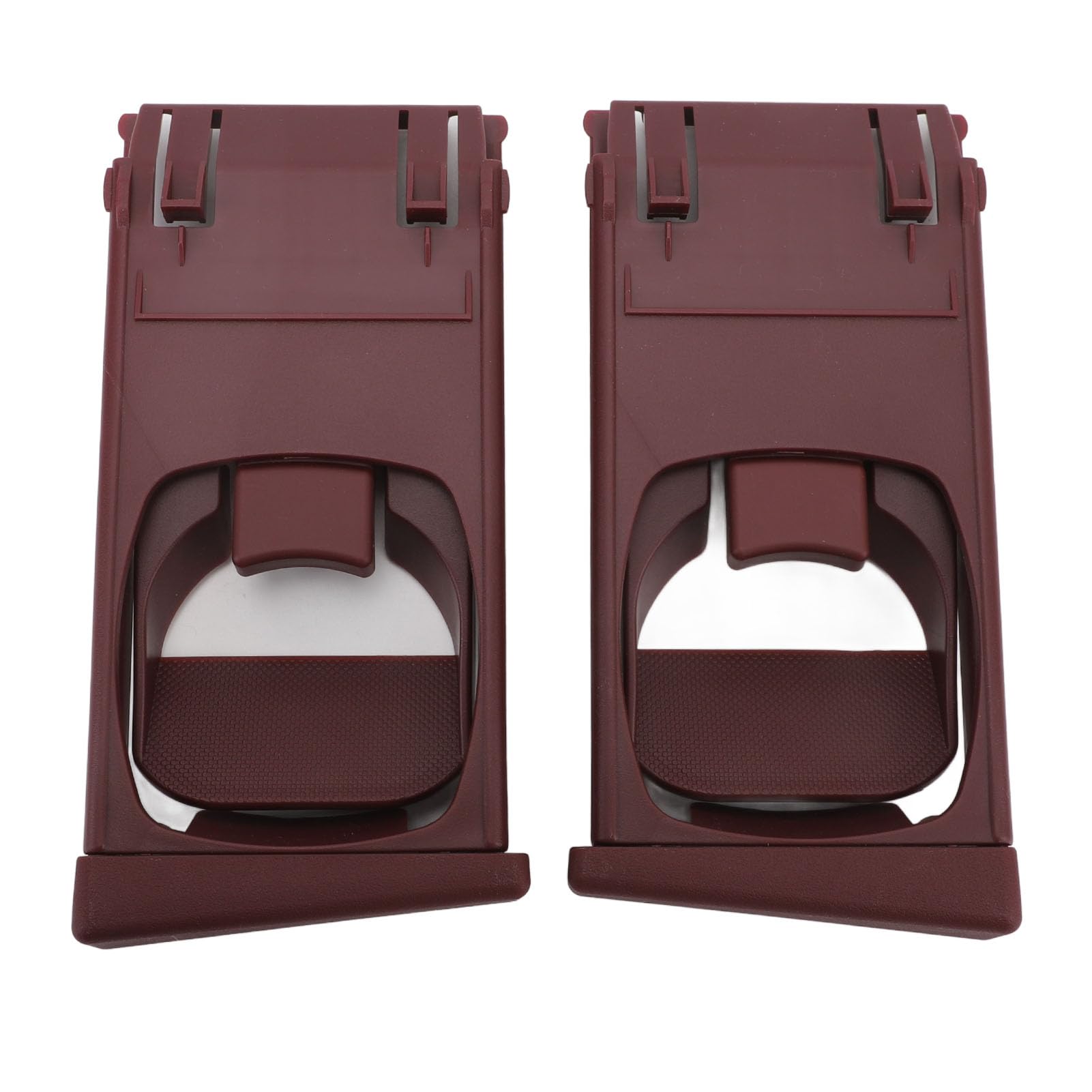 2pcs Dashboard Cup-Halter für Hilux Vigo 2005-2015-Stylish und Vielseitiges Design, OE 25042561-TGK707 für Getränke und Aufbewahrung Kleiner Artikel (Wine RED) von aqxreight