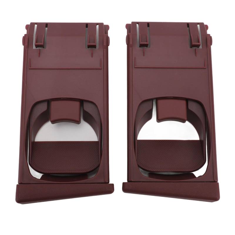 2pcs Dashboard Cup-Halter für Hilux Vigo 2005-2015-Stylish und Vielseitiges Design, OE 25042561-TGK707 für Getränke und Aufbewahrung Kleiner Artikel (Wine RED) von aqxreight