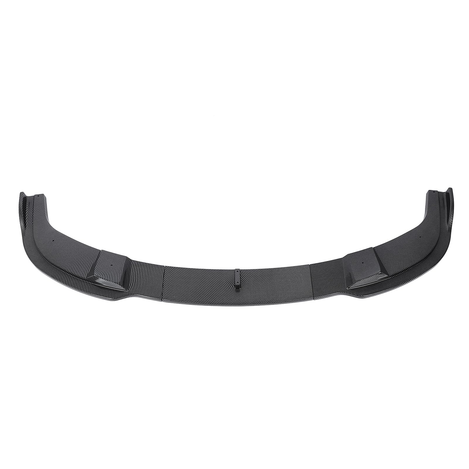 3pcs Car Front Lip Body Kit Abs Aerodynamische Sport -Look -Stoßfänger Lippenspoiler für 5er E60 E61 M Sport 2005 Bis 2010 Kohlefaserfarbe (Kohlefaser-Stil) von aqxreight