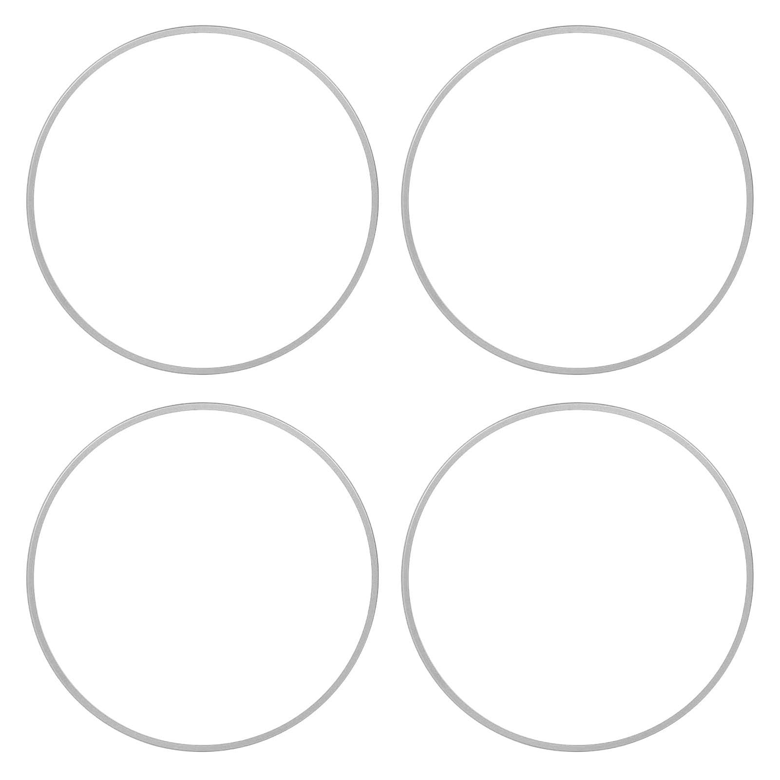 4pcs 20 Zoll Rad Rand Beschützer Aluminiumlegierung Kratzerds Anti -Kollision Selbstkleber Rand Wache Trim Ring Universal für Autos Silber 4pcs 20 Zoll Rad Rand Beschützer Aluminiumlegierung Kratzerds Anti -Kollision Selbstkleber Rand Wache Trim Ring Universal für Autos Silber von aqxreight