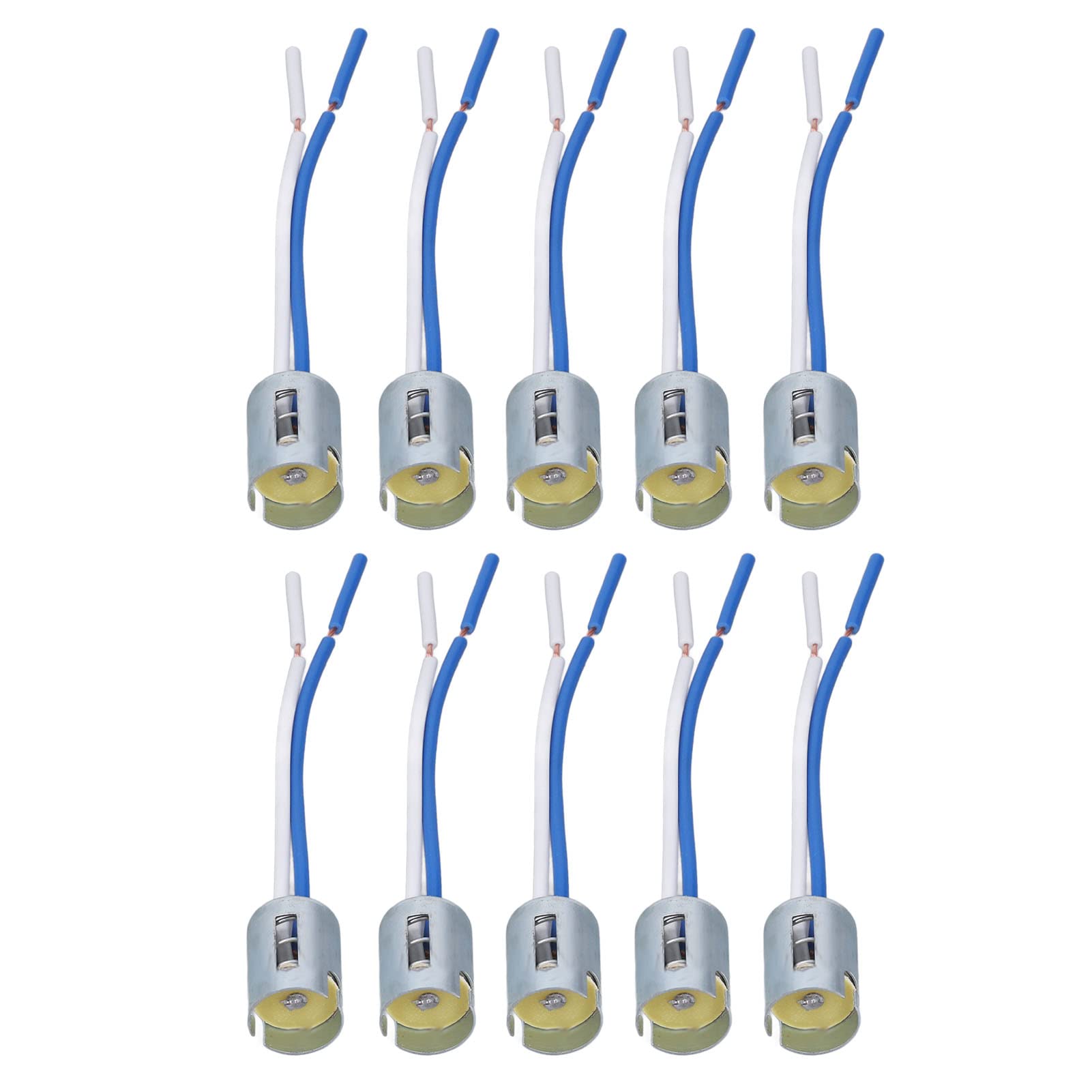 Aqxreight 10 Stück 1156 Lampenfassungen, Auto-Lampenfassung, LED-Blinker-Halterung, Fassungsbaugruppe mit 3,5-Zoll-Kabelbaum, DC 12 V, Flexibel Aqxreight 10 Stück 1156 Lampenfassungen, Auto-Lampenfassung, LED-Blinker-Halterung, Fassungsbaugruppe mit 3,5-Zoll-Kabelbaum, DC 12 V, Flexibel von aqxreight