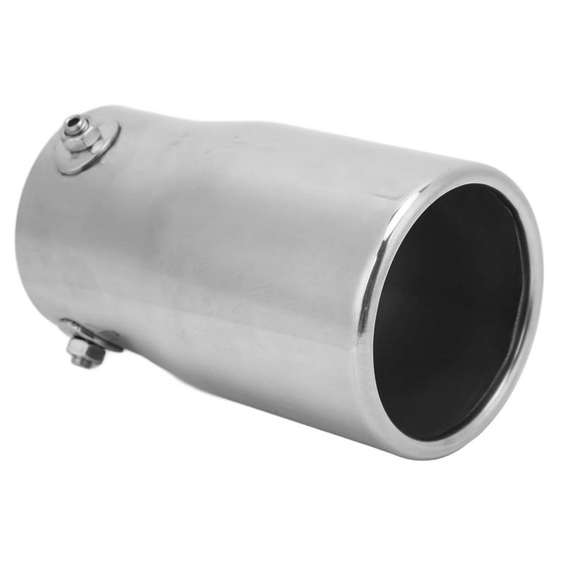 Auspuffendrohr, 76x89mm Automotive Auspuff Endrohr Edelstahl Auspuff Endrohr Universal für Auto von aqxreight