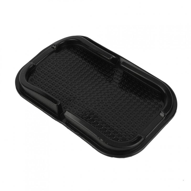 aqxreight Auto-Halterung für Smartphone und GPS, Anti-Rutsch, Silikon, Armaturenbrett, 67g, Schwarz, 155*100*20mm von aqxreight
