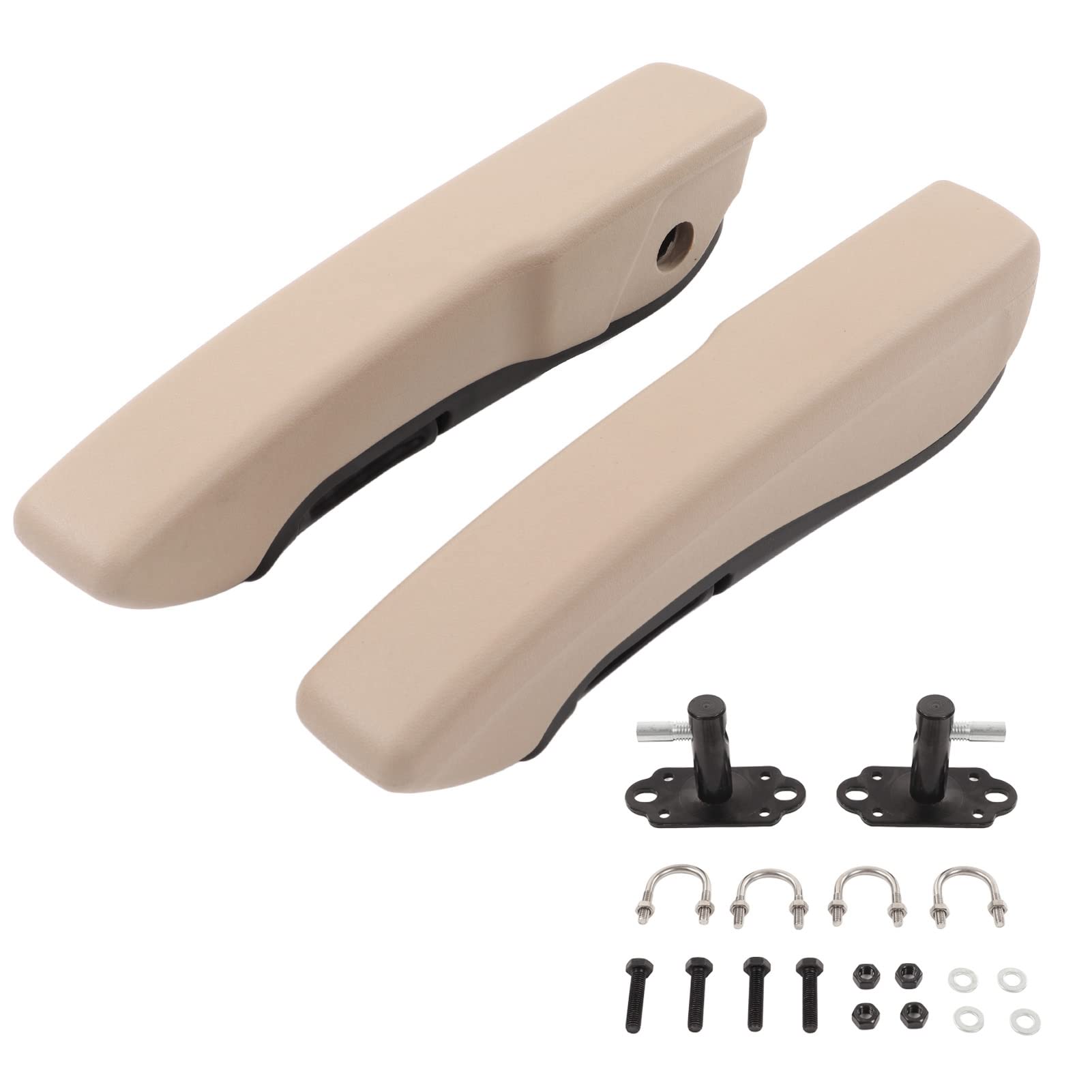 Auto Verstellbare Armlehne, Universal 1 Paar 0‑120 Grad Verstellbare Beige Autoinnenraum Links Rechts Armlehne für Wohnmobile Auto Verstellbare Armlehne, Universal 1 Paar 0‑120 Grad Verstellbare Beige Autoinnenraum Links Rechts Armlehne für Wohnmobile von aqxreight