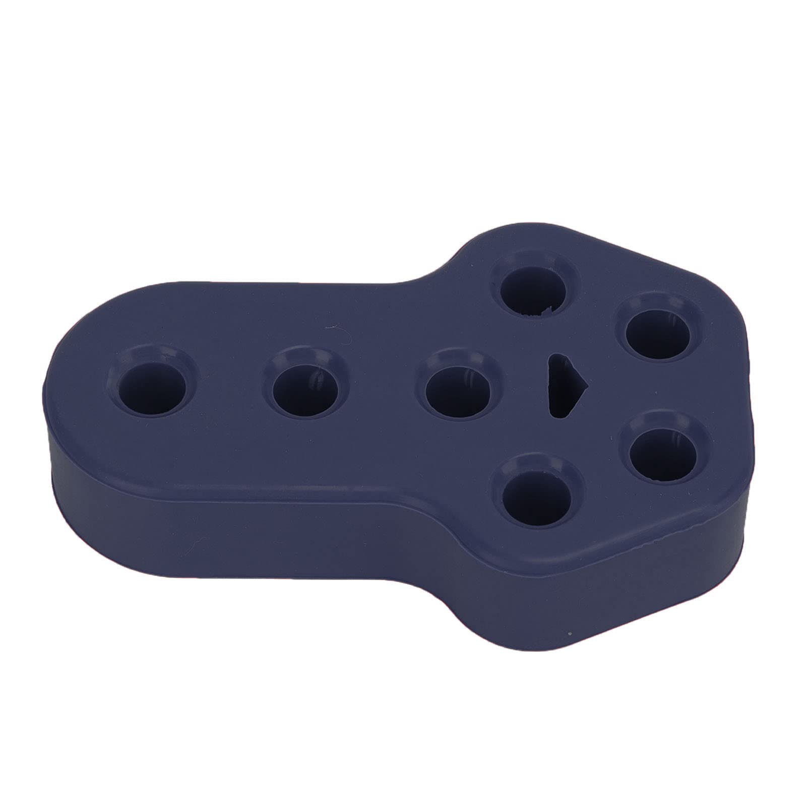 Autohänger Buchse Schalldämpfer Gummi -Isolatorhalterung Halterung 7 Löcher 12 Mm Diablackauto -Hanger Buchsenbuhlbleiderungsbuchse auf Tragen Sie Silikon E (BLUE) von aqxreight
