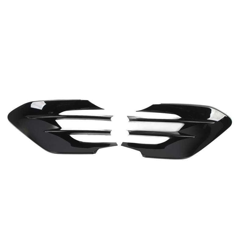 Fog Light Kühlergrillabdeckung für Gle Class W167 C167 LINE GLE450 GLE53 Upgrade (Helles Schwarz) von aqxreight