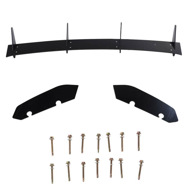 Heckstoßstangen-Lippendiffusor, 3-teiliger Heckstoßstangen-Lippendiffusor, Glänzend Schwarz, Unterer Splitter, Spoiler, Karosserie-Kits, Ersatz für für Seat MK3 CUPRA Schrägheck von aqxreight