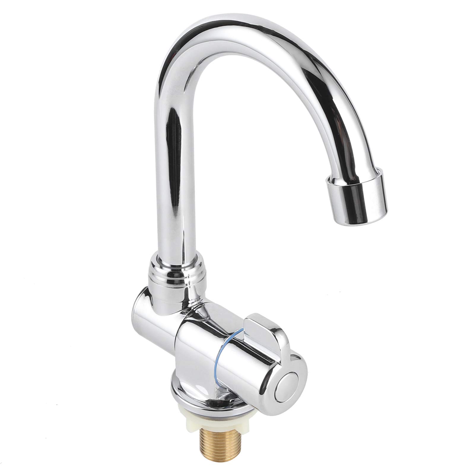 Kaltwasserhahn, Waschtischarmatur, um 360 Grad Drehbar, Edelstahl-Wasserhahn, Wohnmobil, Küchenzubehör für Wohnmobile Kaltwasserhahn, Waschtischarmatur, um 360 Grad Drehbar, Edelstahl-Wasserhahn, Wohnmobil, Küchenzubehör für Wohnmobile von aqxreight