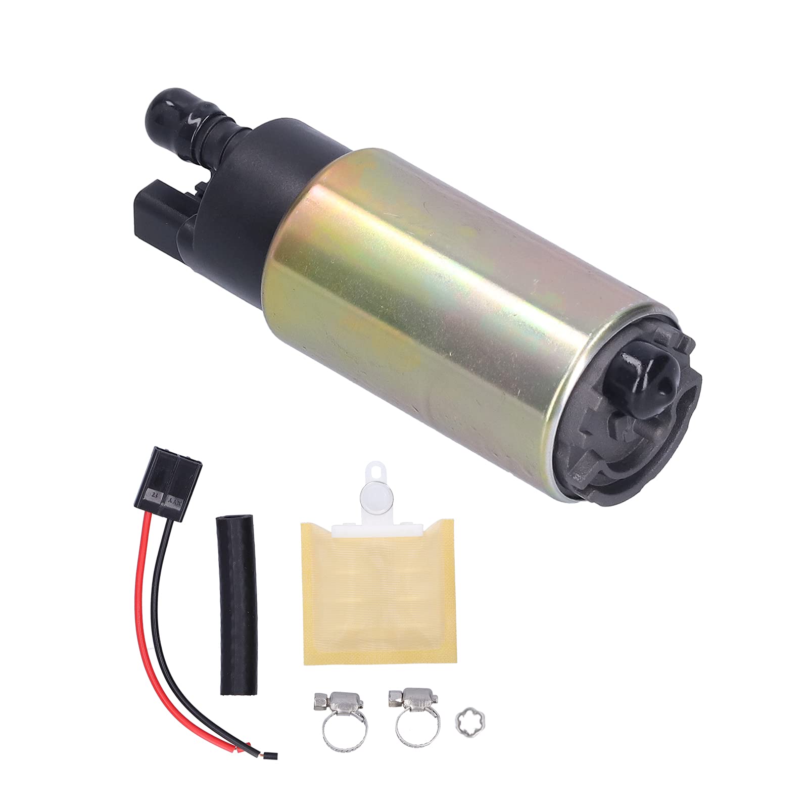 Kraftstoffpumpe, 0580453443, Universal 12V Elektro Benzintank Kraftstoffpumpe Ersatz für Auto Außenborder von aqxreight