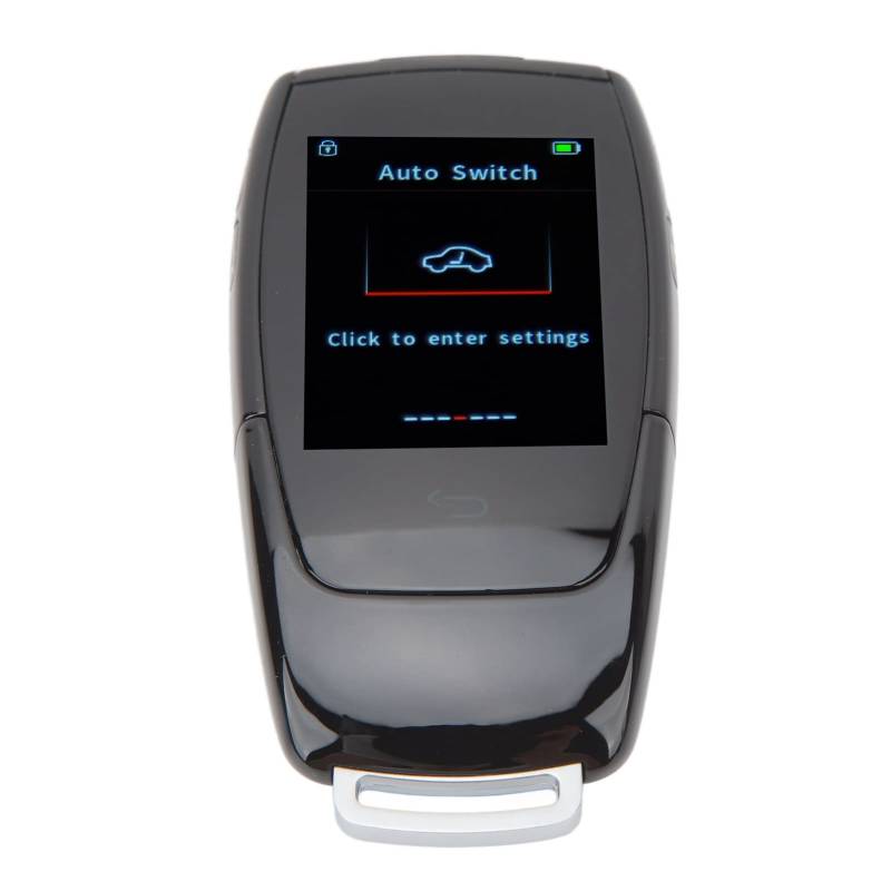 LCD-Bildschirm Smart Key, LCD-Bildschirm Smart Key Komfortabler Schlüsselloser Zugang Auto Lock Bluetooth 5.0 Universal für One Click Start Car von aqxreight