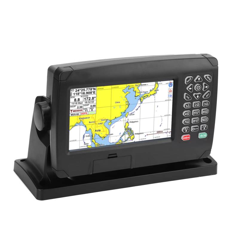 Marine-GPS-Kartenplotter Duales Kartensystem GPS-Navigator für Boot IPX6 Wasserdicht von aqxreight