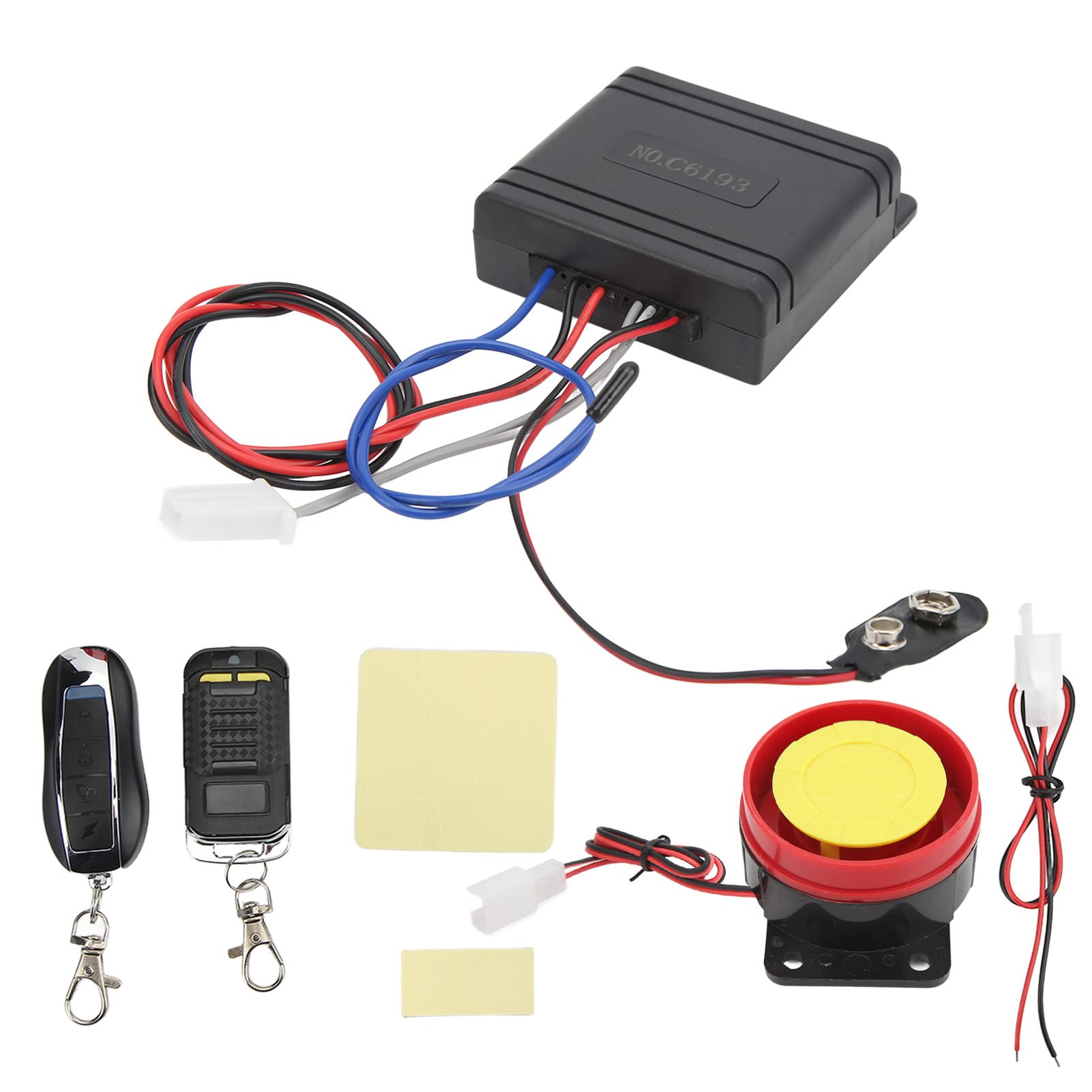 Motorrad-Alarmanlage, Universal-Motorrad-Alarmanlage, Diebstahlsicherung, Drahtloser Vibrationsalarm für Scooter-Fahrräder Motorrad-Alarmanlage, Universal-Motorrad-Alarmanlage, Diebstahlsicherung, Drahtloser Vibrationsalarm für Scooter-Fahrräder von aqxreight