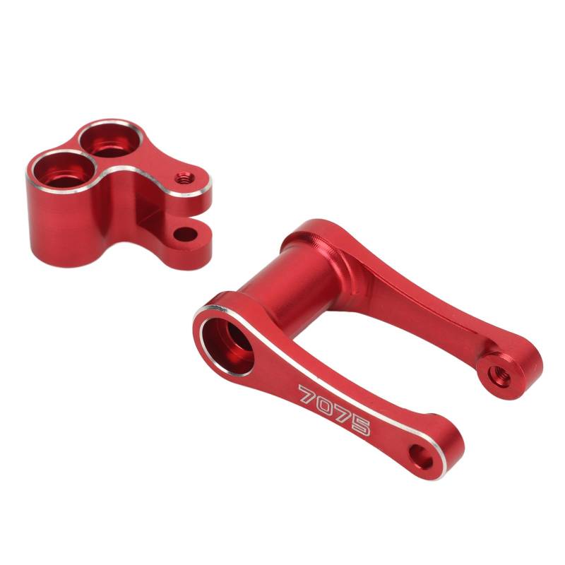 Motorrad Knöchel Pull -Stange Aluminiumlegierung Hochfestes Heckknöchel -Zugstange Verbesserte Teile für Losi 1/4 Promoto Mx Rot (Rot) von aqxreight