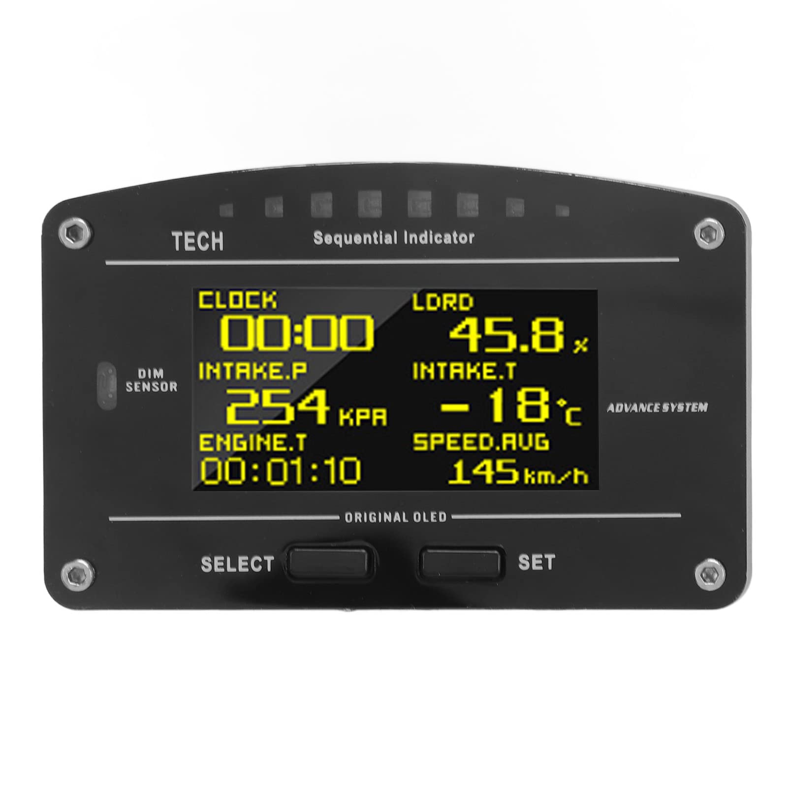 aqxreight OBD2 Gauge, 9V Bis 16V OBD2 Gauge DO907OBD Präzise Multifunktionale Dash Race Display für Auto aqxreight OBD2 Gauge, 9V Bis 16V OBD2 Gauge DO907OBD Präzise Multifunktionale Dash Race Display für Auto von aqxreight