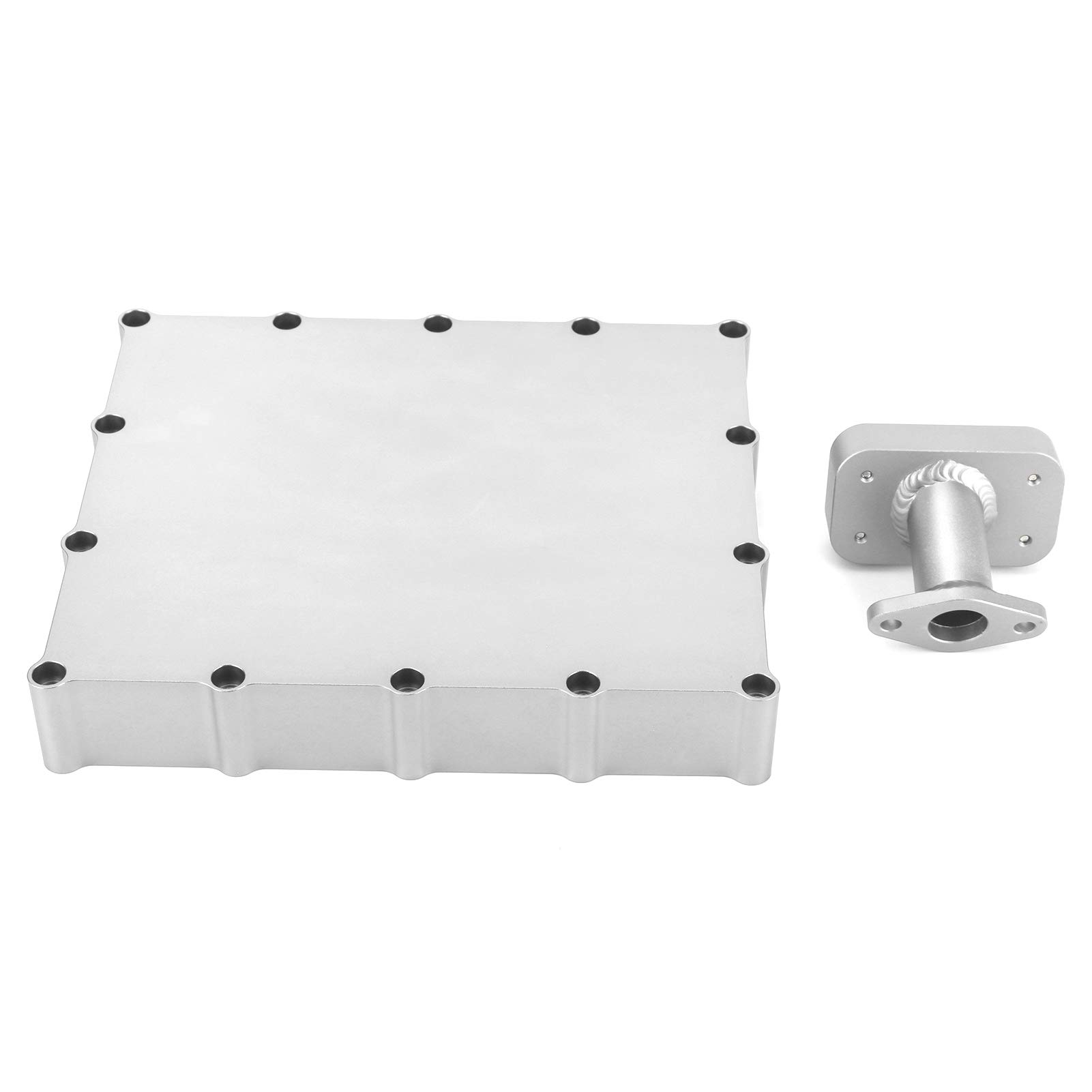 Ölwannensatz aus Aluminiumlegierung mit Niedrigem Abschnitt, Montagezubehör für GSXR750 GSXR600 GSXR1000, Geeignet für Motorradmodifikationen (SILVER) von aqxreight