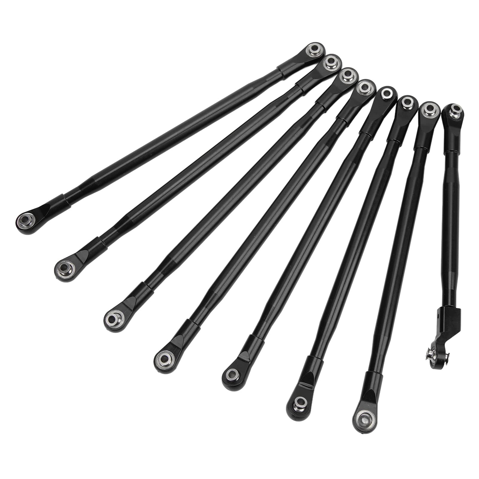 RC -Stange Link Linkage Set Pull -Stange mit Sway Stange Aluminium für Axiale SCX6 JLU 1/6 RC Car Vehicle Black RC Link SetRC Link Links SetRC Pull Rodrc Metall Stange Link1/6 Stange Link (Black) von aqxreight