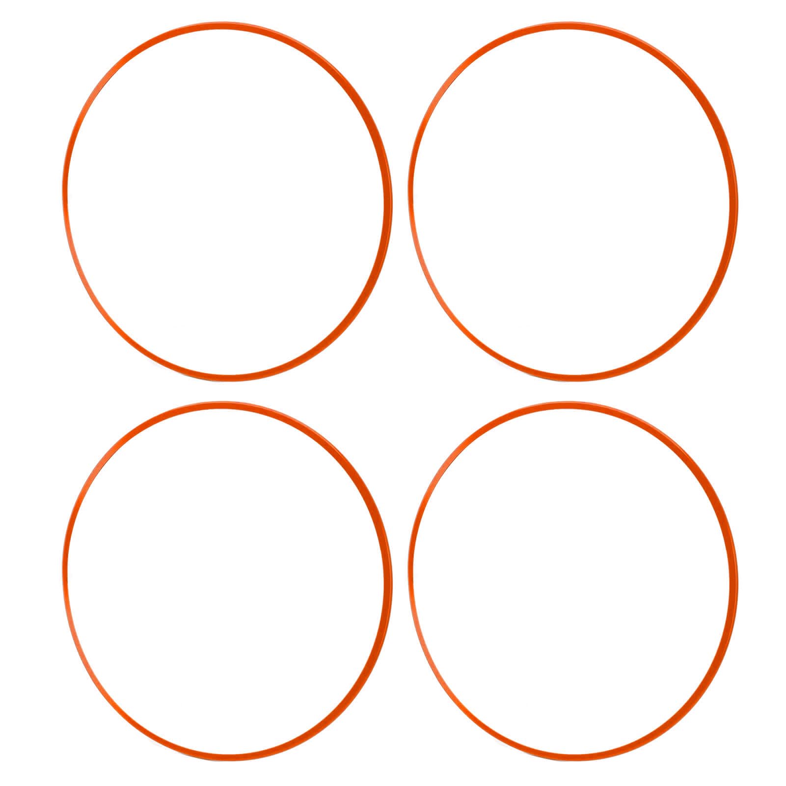 Rad Rim Protector Legierung Wenderguards Car Rim Protectors 16in Aluminium Universal Fit mit -Klebeband für Fahrzeuge mit Flachen Radkanten (ORANGE) von aqxreight