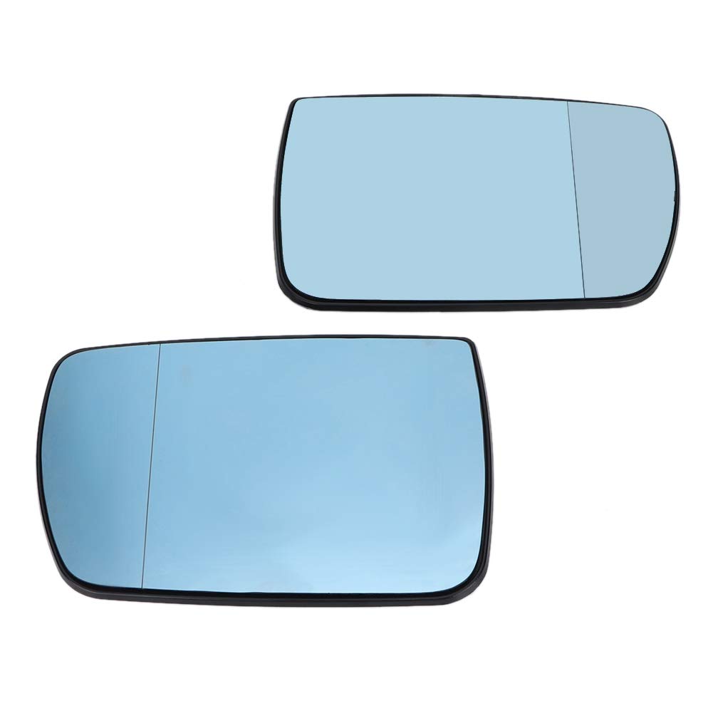 Rückspiegel Objektiv, Auto Linke/Rechte Seitentür Rückspiegel Außenspiegel Beheiztes Glas Blau Passend für E53 X5 99-06 von aqxreight