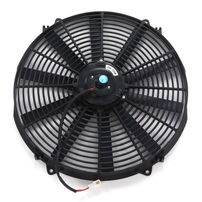 Universeller Schlanker Elektrischer Kühlerlüfter, Hohe Leistung, 24 V, 120 W, 16 Zoll, Ideal für PKW, LKW, Wohnmobil von aqxreight