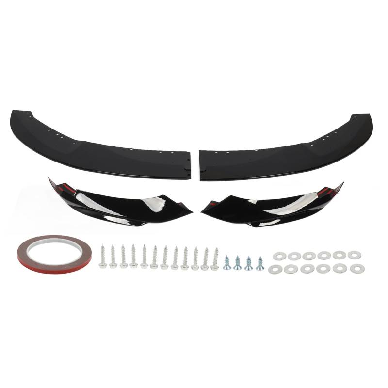 Vordere Stoßfänger Diffusor Hochglanzlippenspoiler Splitter für 4er F32 F33 F36 M-Sport 2014-2020 | Verbessern Sie die Fahrzeugleistung und den Stil von aqxreight