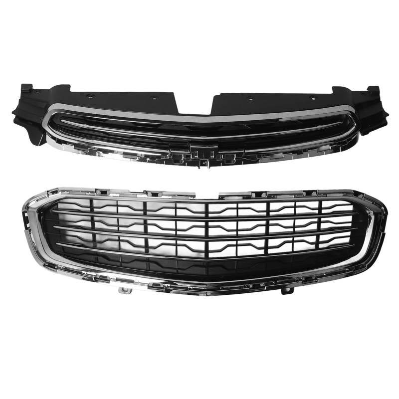 Vorderer Obergrill Set 94516090 Mitte Kühlergrillersatz für Cruze J300 Limited Stoßfänger Kühlergrill Setbumper Lower Kühlergrill 1200728 Verbessert die von aqxreight