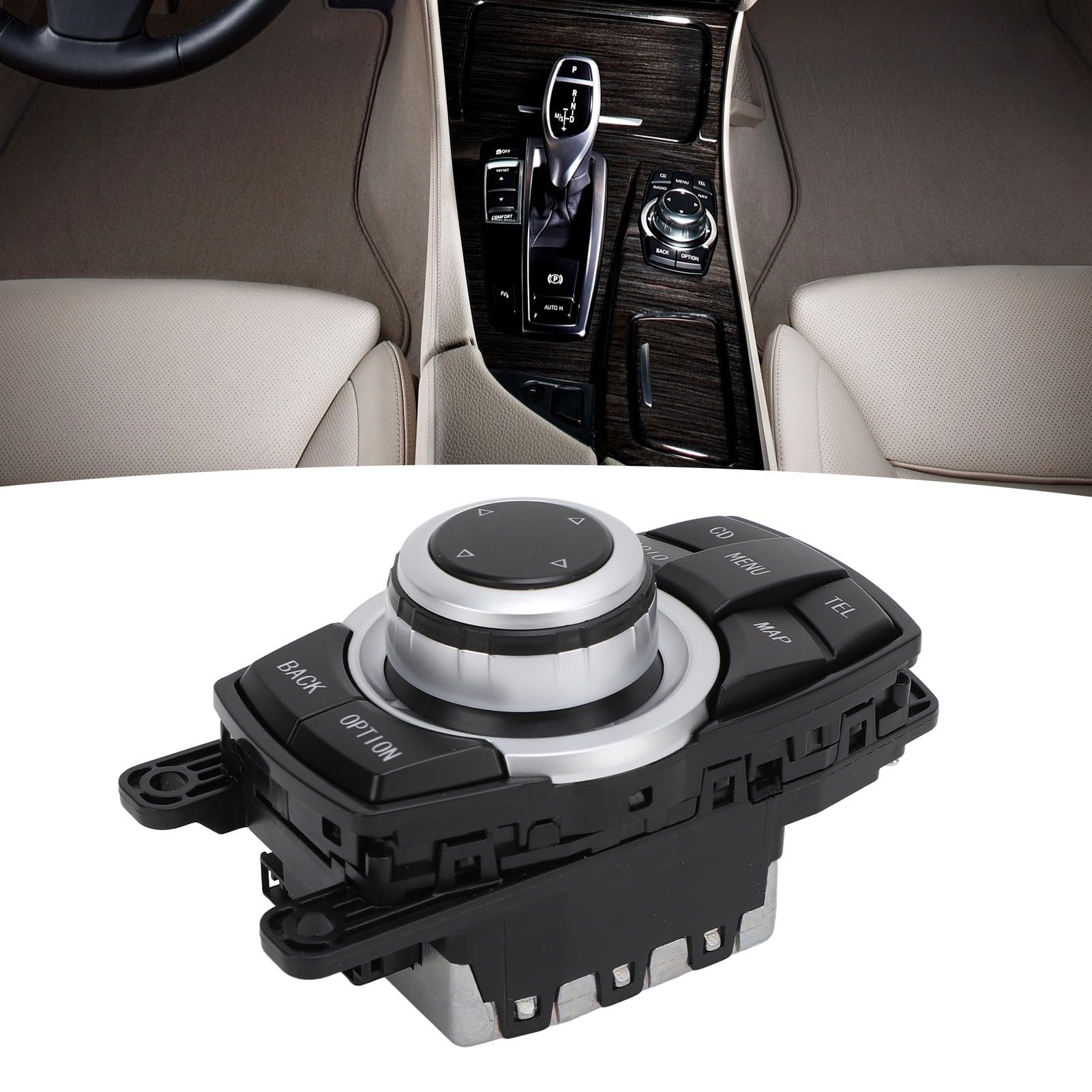 aqxreight 10-poliger Medienschalter-Controller-Joystick für CIC-Navigation, Plug-and-Play-Multimedia-Steuerknopf, OE 65829206446, 65829206444, 9206444, Ergonomisches Design, 5er-Serie F07 aqxreight 10-poliger Medienschalter-Controller-Joystick für CIC-Navigation, Plug-and-Play-Multimedia-Steuerknopf, OE 65829206446, 65829206444, 9206444, Ergonomisches Design, 5er-Serie F07 von aqxreight