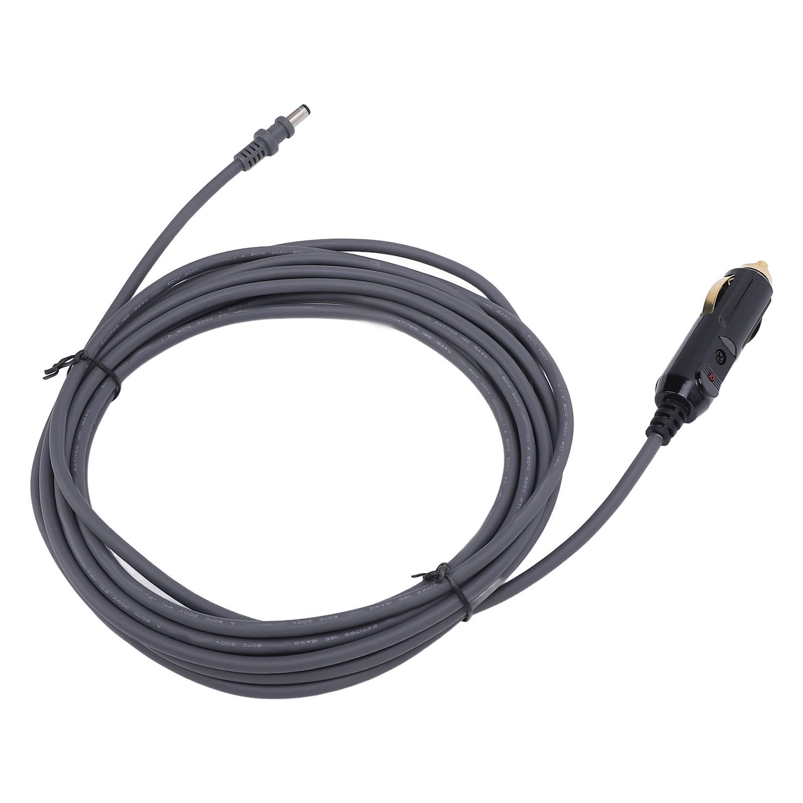 aqxreight 16,4 Fuß 18AWG Auto Zigarre Feuerzeug Netzteil DC12V-24 V für Scheibenantenne mit Wasserfestem Dichtung Kompaktes Design für RV-LKW-Bootsbus von aqxreight
