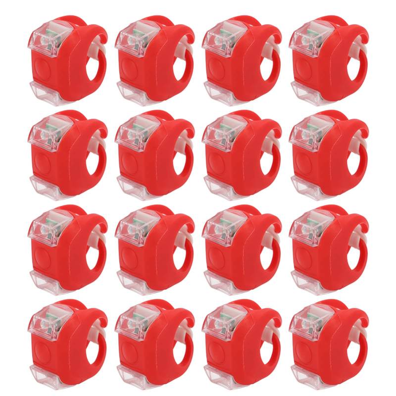 aqxreight 16pcs LED -Bootsnavigationslichter 3 Modi Einfach Installation Helle Sichere Warnscheibe für Boote weiß (Rot) von aqxreight