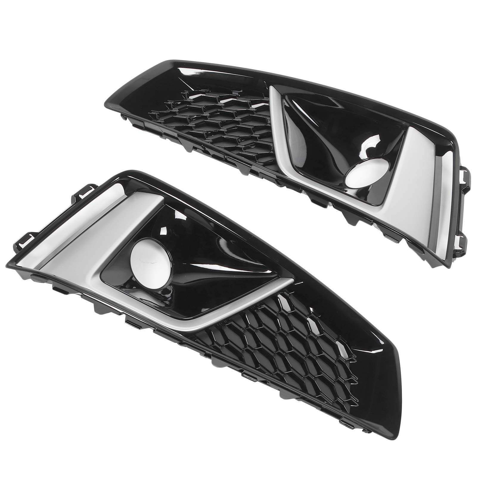 aqxreight 2pcs Vordere Stoßfänger Fog Light Grill Car 8WD807682J 8WD807681J FIT FÜR A4L 2018-2020 aqxreight 2pcs Vordere Stoßfänger Fog Light Grill Car 8WD807682J 8WD807681J FIT FÜR A4L 2018-2020 von aqxreight