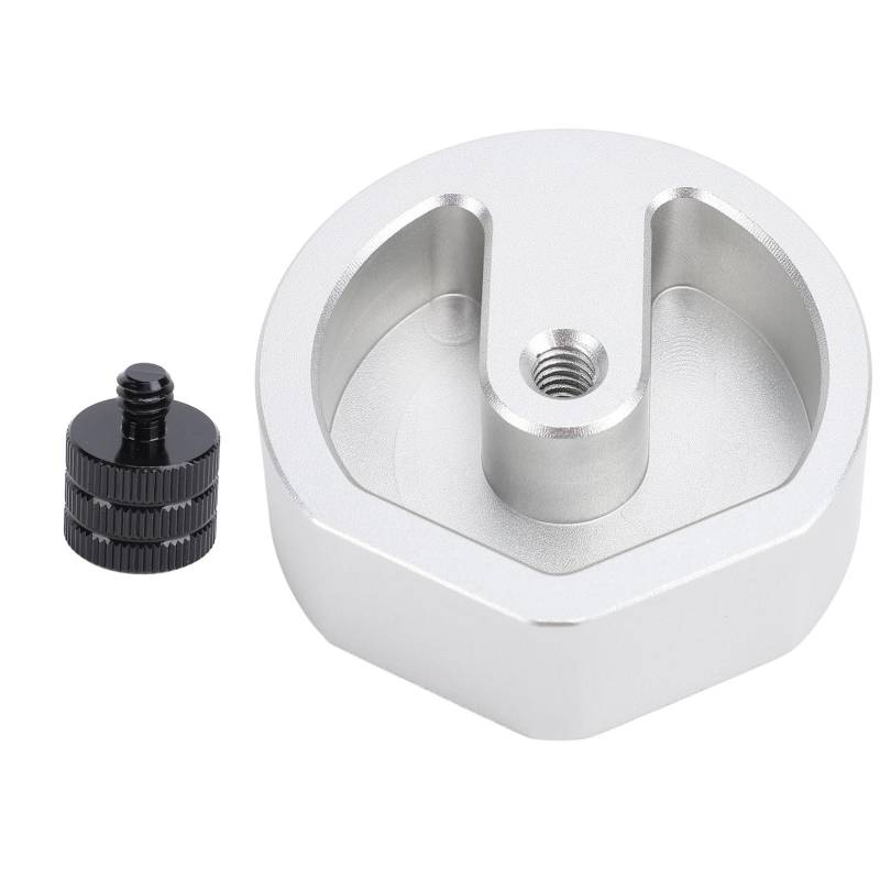 aqxreight Aluminiumlegierung Autodach Stativ -Bergadapter Rugged RV Montage Stativ der Klammerständer Geeignet für Wohnmobilanhänger Yacht Campingfahrzeug (Silver) von aqxreight