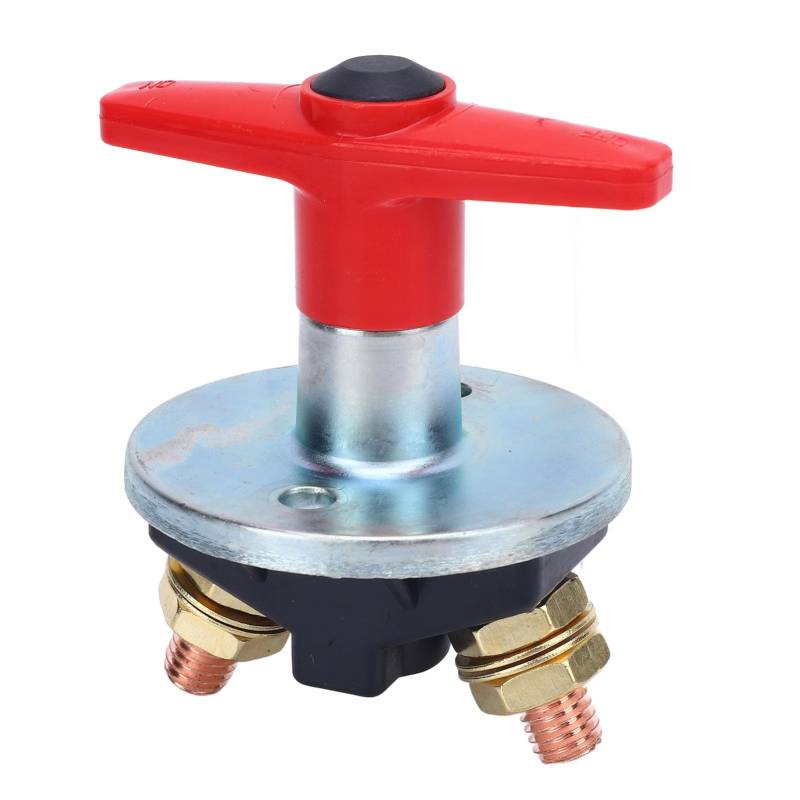 aqxreight Batterie-Isolator-Schalter Kit DC 12V-60V 300A M10 Buth Battery Trennen Sie Isolator für Marine RV Terrain Vehicle mit 2 Kupferklemmen für Boote RVS ATVS Cars Trucks von aqxreight