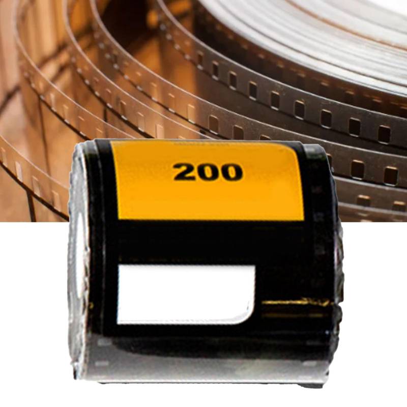 aqxreight PET-Band Vintage Retro-Film-Serie heiß Prägen der Dekorativer Streifen für Scrap Booking mit Feiner Handwerks Kunst Wieder Verwendbares öl Beständiges Material von aqxreight
