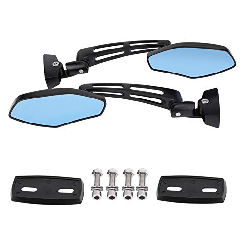aqxreight - 1 Paar Motorrad Seitenspiegel für CBR 250R / ZX6R ZX9R / GSXR 600 GSXR 1000 / YZF R6 von aqxreight