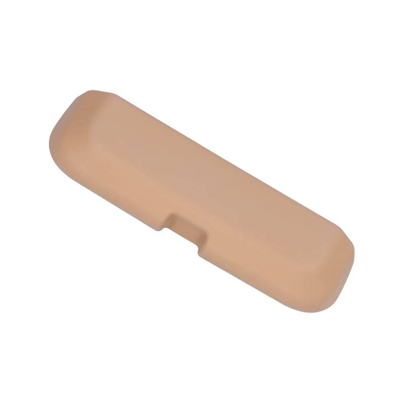 aqxreight Sonnenbrille Halterauto Brille Hülle Aufbewahrungsbox Overhead Grab Griff Montiert für 2014 Bis 2019 Grau (Beige) von aqxreight