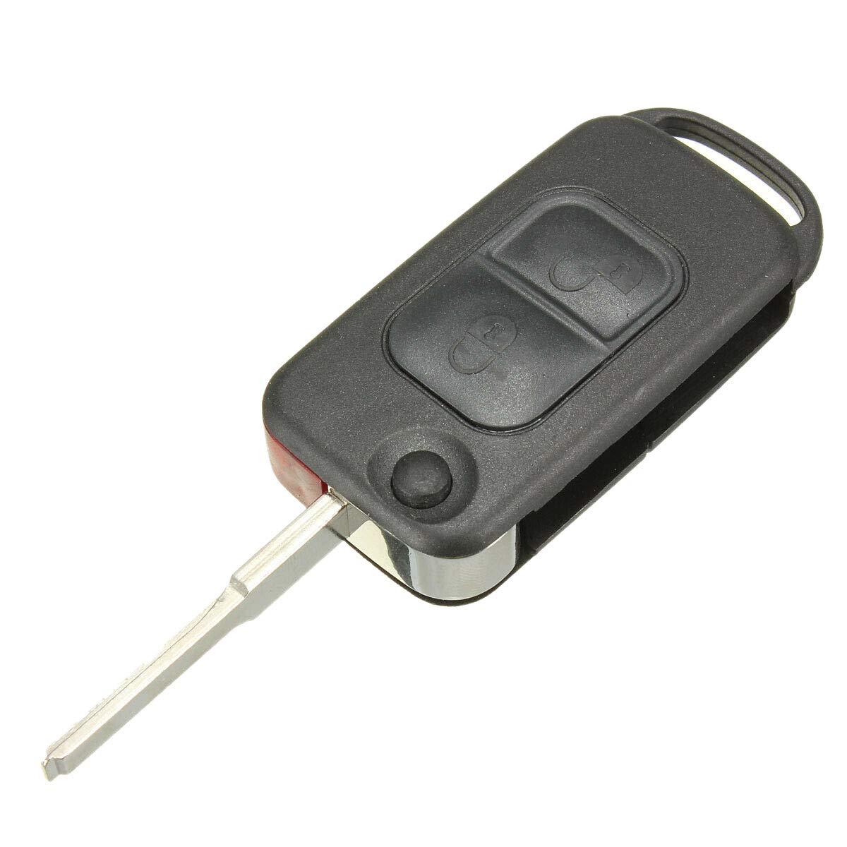 asdfs 2 Knöpfen Wendung Fernsteuerung Schlüssel Kasten Hu64 Klinge für a C Es W168 W202 Auto von RUSWEST