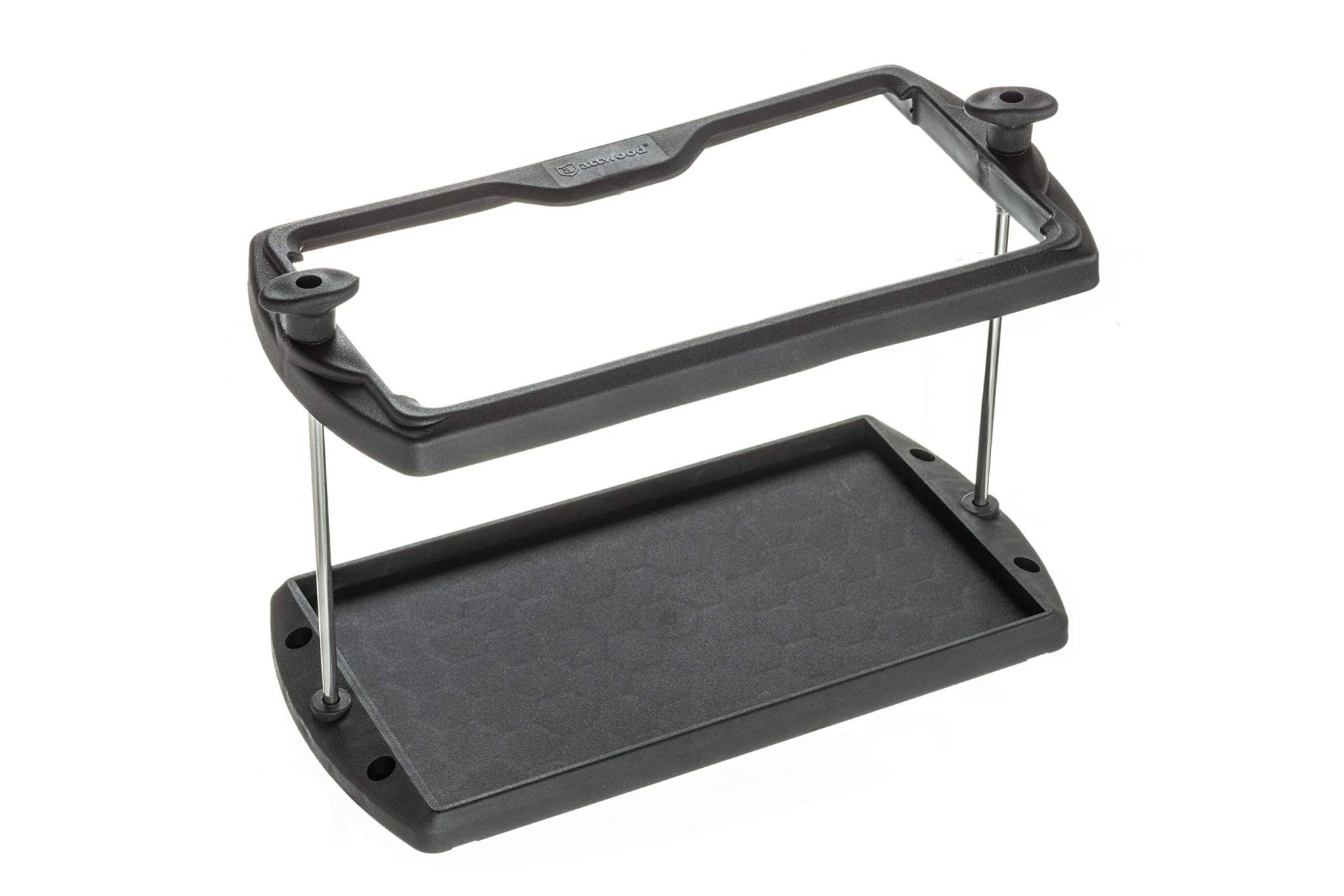 Attwood 9095-5 USCG-genehmigte 27 Serie strapazierfähige, verstellbare Batterieablage für Boote, Schwarz Attwood 9095-5 USCG-genehmigte 27 Serie strapazierfähige, verstellbare Batterieablage für Boote, Schwarz von attwood