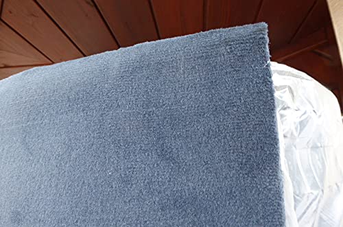 19,90€/m² Autoteppich Carpet Teppich Meterware Velour dunkelblau 200cm von autix
