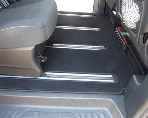 Fußmatte Luxus Velour Teppiche hinten passend für Mercedes V-Klasse W447 Vito Tourer Select lang 2 Schiebtüren von autix