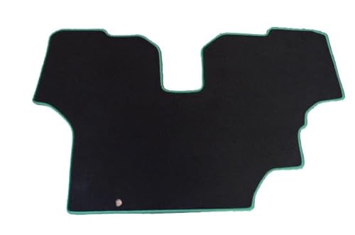 Fußmatte Teppich edler Velour schwarz Kettelung grün passend für Fendt Farmer 309 LSA von autix