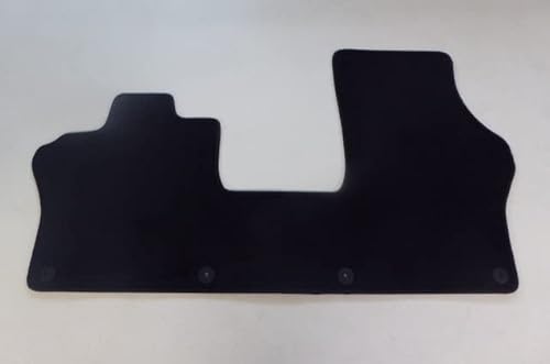 Fußmatte Teppich feiner Dicker Velour 1-TLG schwarz passend für VW ID Buzz Pro von autix