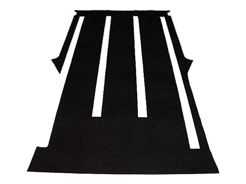 autix Fußmatte passend für Mercedes V-Klasse Vito Tourer V447 w 447 extra lang, Schwarz, Polypropylen (PP), 280 cm x 160 cm x 0.5 cm von autix