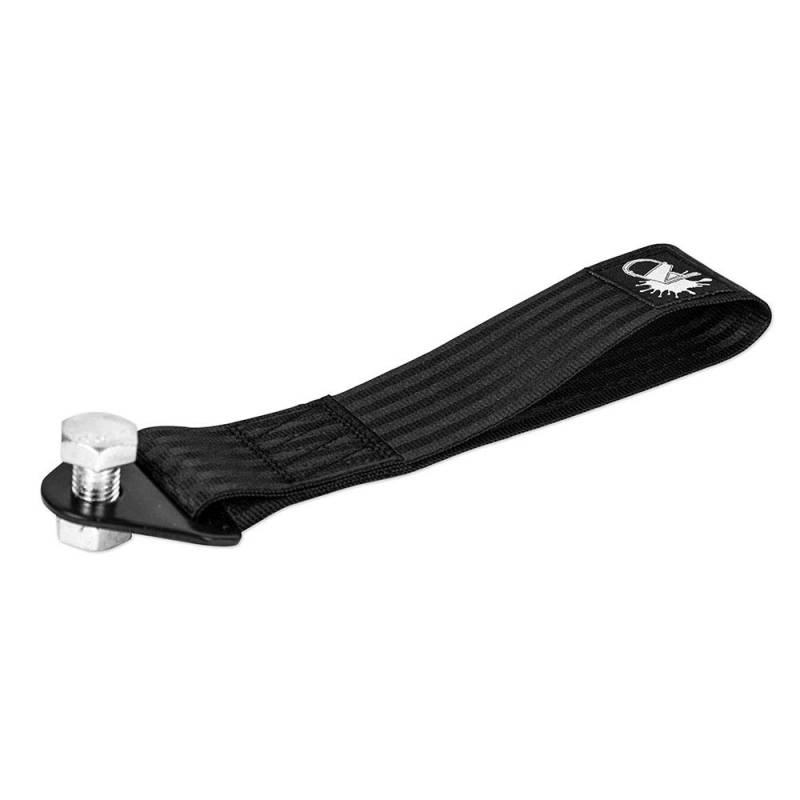 Auto-Dress Rennsport Abschleppschlaufe, Traglast 3t, Racing Hook Tow Strap (Schwarz) von auto-Dress.de