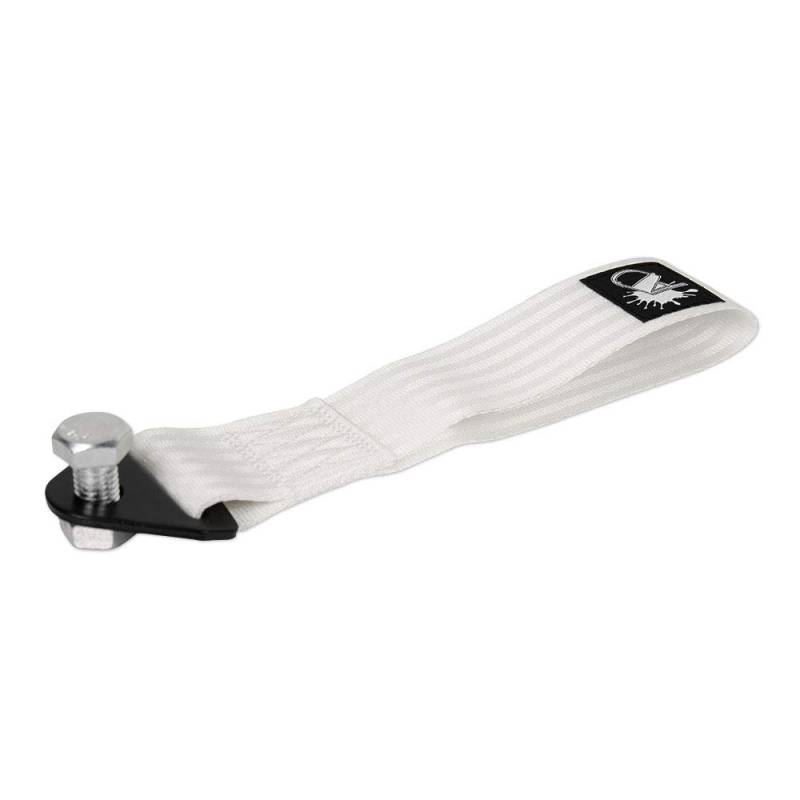 Auto-Dress Rennsport Abschleppschlaufe, Traglast 3t, Racing Hook Tow Strap (Weiß) von Auto-Dress