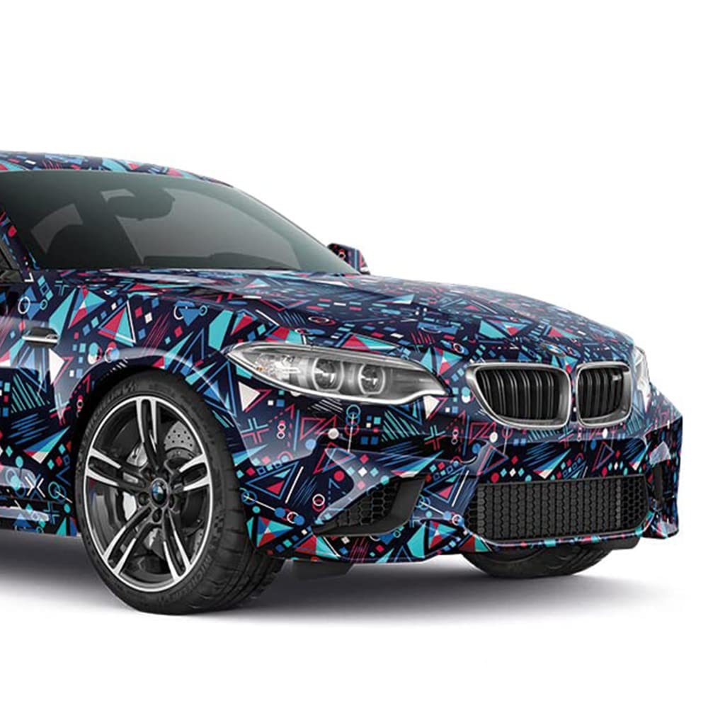 Design Auto-Folie Geometrische Formen 3D Car-Wrapping Luftkanäle blasenfrei 100x150cm Design Auto-Folie Geometrische Formen 3D Car-Wrapping Luftkanäle blasenfrei 100x150cm von Auto-Dress
