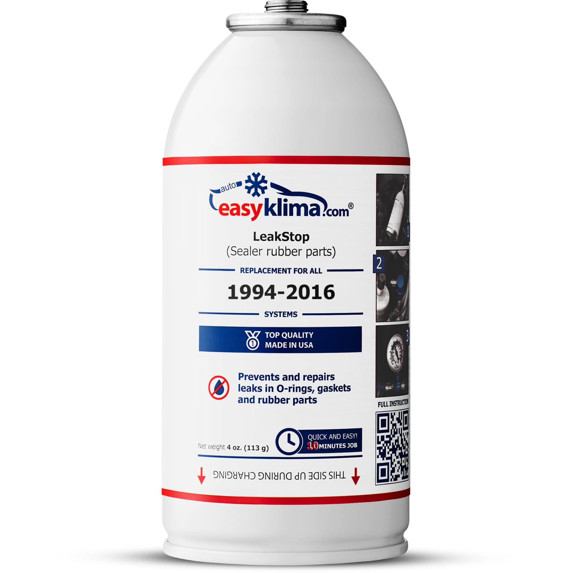 auto easy klima EasyKlima LeakStop Air Con Leak Repair - Ungiftige Versiegelung für Gummiteile - Leckagen Schnell Stoppen - Verwendung vor Klimaanlagen-Regas-Kit auto easy klima EasyKlima LeakStop Air Con Leak Repair - Ungiftige Versiegelung für Gummiteile - Leckagen Schnell Stoppen - Verwendung vor Klimaanlagen-Regas-Kit von auto easy klima