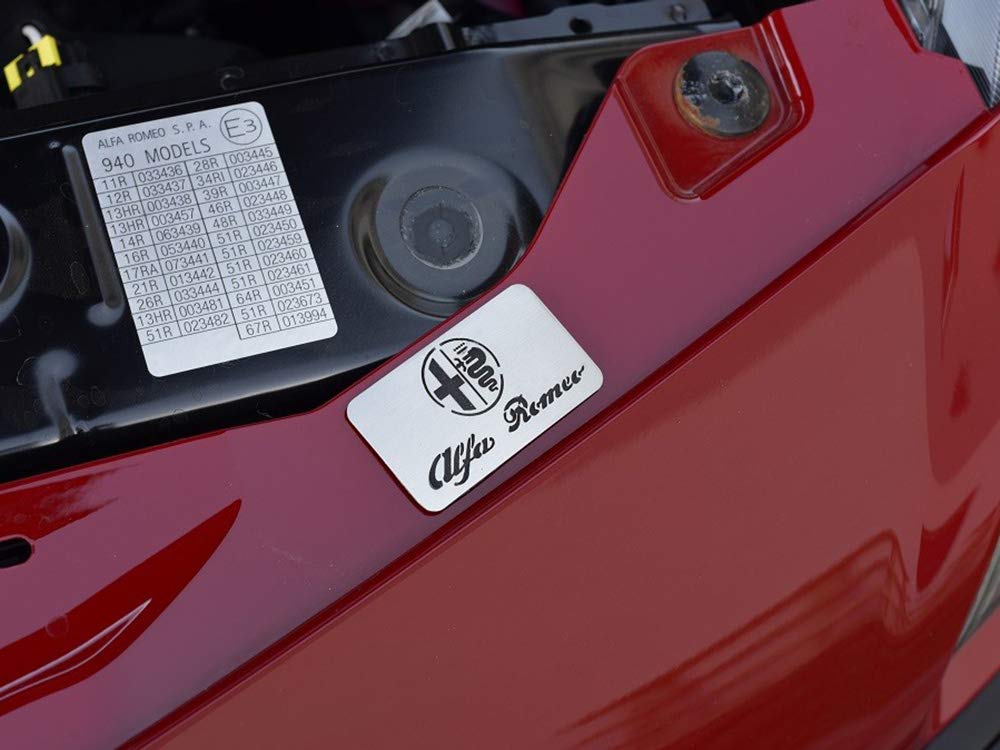 Außenstahlabdeckung für Alfa_Romeo GIULIETTA - 1 Stück Emblem Platte Zubehör Edelstahl Gebürstet Blenden Cockpit Dekor Außenstahlabdeckung für Alfa_Romeo GIULIETTA - 1 Stück Emblem Platte Zubehör Edelstahl Gebürstet Blenden Cockpit Dekor von autoCOVR